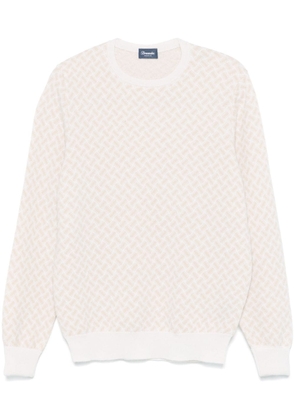 Drumohr intarsia-knit sweater - Neutrals