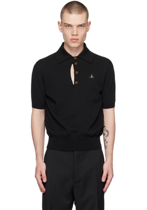 Vivienne Westwood Black Ripped Polo