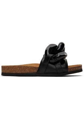 JW Anderson Black Chain Slides