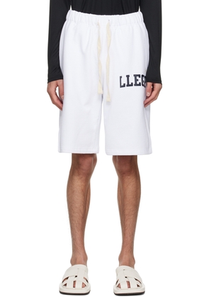 Recto SSENSE Exclusive Off-White Training Shorts