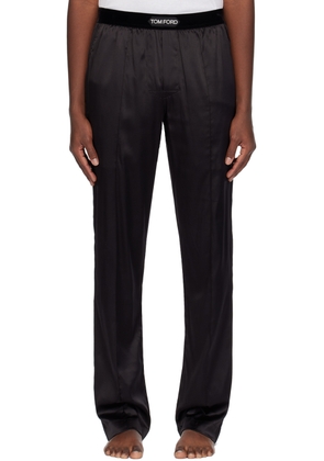 TOM FORD Brown Pinched Seam Pyjama Pants