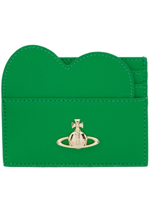 Vivienne Westwood Green Heart Card Holder