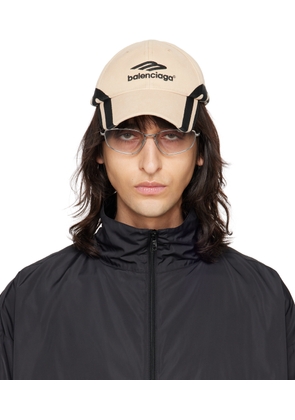 Balenciaga Beige 3B Sports Icon Cap