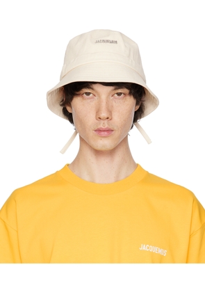 JACQUEMUS Off-White Les Classiques 'Le bob Gadjo' Hat