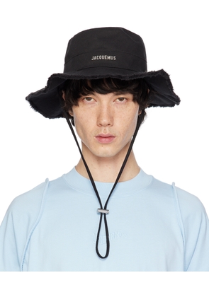 JACQUEMUS Black Les Classiques 'Le bob Artichaut' Bucket Hat