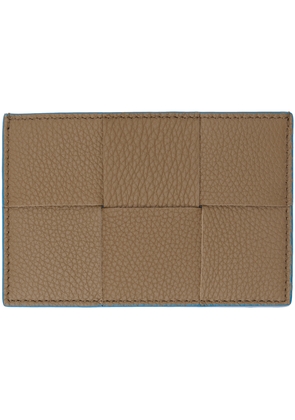 Bottega Veneta Brown Cassette Card Holder