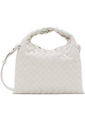 Bottega Veneta White Mini Hop Bag