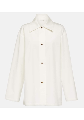 The Row Rigel oversized cotton poplin shirt