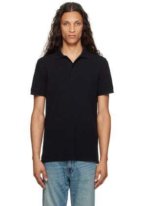 TOM FORD Black Tennis Polo