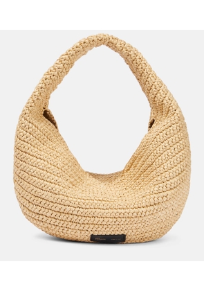 Khaite Olivia Medium raffia shoulder bag