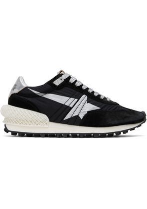 Golden Goose Black & Silver Running Marathon M2000 Sneakers