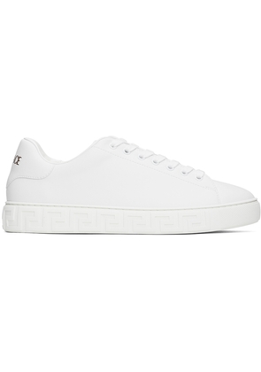 Versace White Greca Sneakers