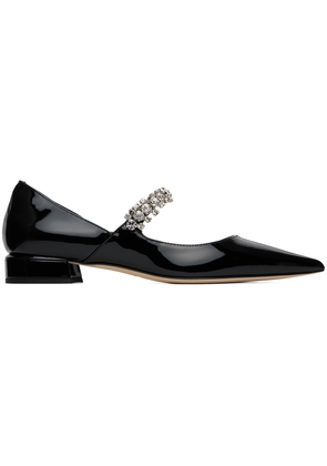 Jimmy Choo Black Bing Pump Ballerina Flats