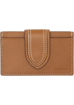 JACQUEMUS Brown Les Classiques 'Le porte-carte Bambino' Card Holder