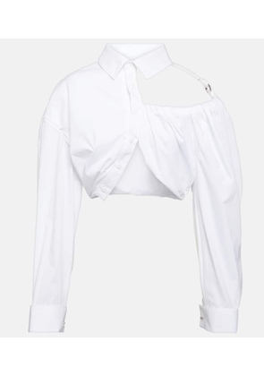 Jacquemus La Chemise Galliga cropped shirt