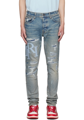 AMIRI Indigo Staggered Jeans