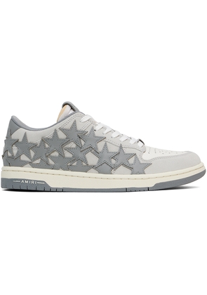 AMIRI Gray & White Stars Low Sneakers