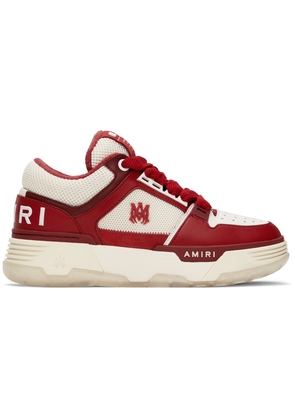 AMIRI White & Red MA-1 Sneakers