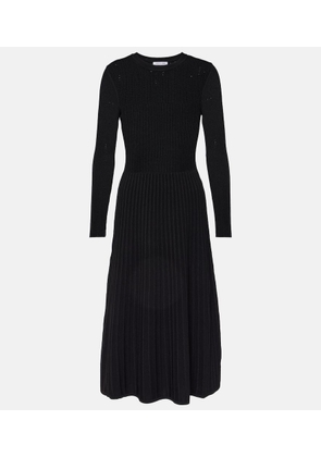 Veronica Beard Nami ribbed-knit midi dress