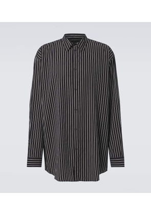 Balenciaga Flowing striped poplin shirt