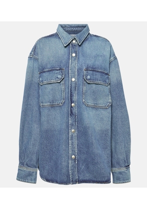 Agolde Camryn oversized denim shirt