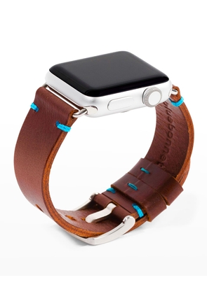 Italian Leather Apple Watch Band - 42,44,45mm