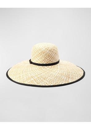 Woven Straw Large Brim Sun Hat