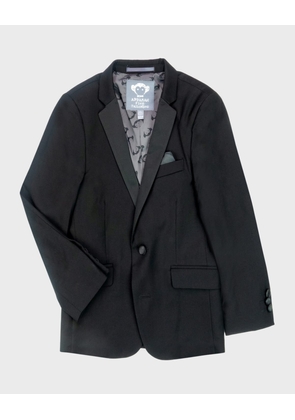 Boy's Tuxedo Suit Jacket, Black, Size 3-14