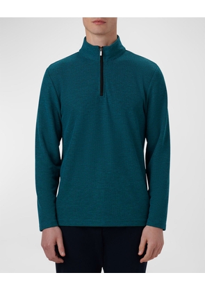 Men's Quarter-Zip Sweater with Back Pocket