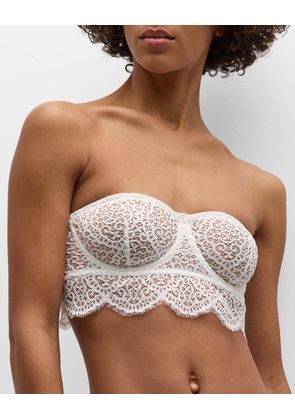 Monique Strapless Geometric Lace Bra