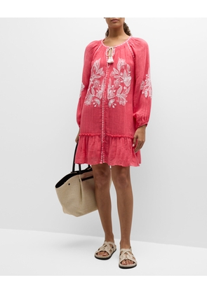 Linen Gauze Tunic Dress