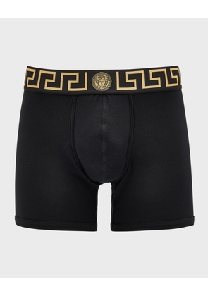 Men's Organic Cotton Greek Key Boxer Briefs