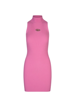 Diesel Pink M-onervax Mini Dress