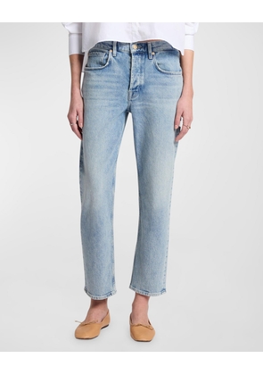 Julia Boyfriend Jeans with Embroidered Hearts