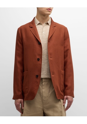 Men's Spagna Band-Collar Jacket