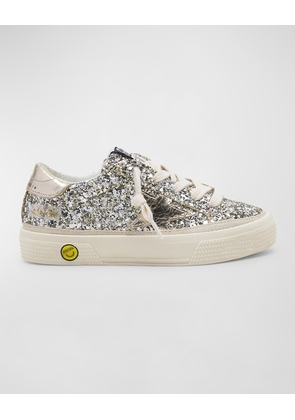 Girl's May Glitter Low-Top Sneakers, Toddlers/Kids