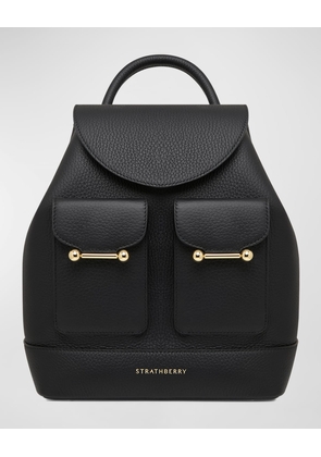 Osette Flap Calf Leather Backpack