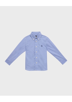 Boy's Broadcloth Button Down Shirt, Size 2-7