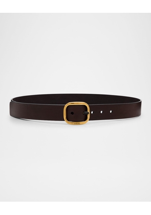 Buckle Calf Leather Belt