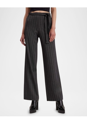 Princeton Striped Tie-Waist Pants