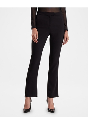 Vladama Cropped Zip-Hem Bootcut Pants