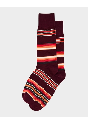 Men's Howard Stripe Crew Socks