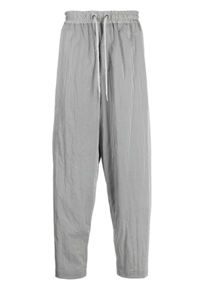 Fumito Ganryu drawstring-waistband track pants - Grey