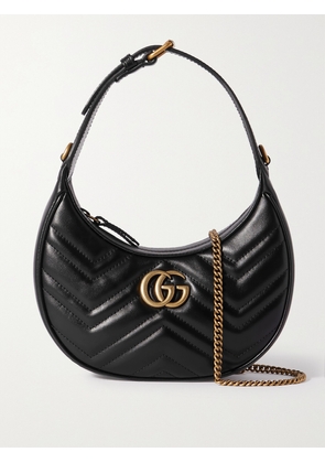 Gucci - Marmont 2.0 Mini Quilted Leather Shoulder Bag - Black - One size