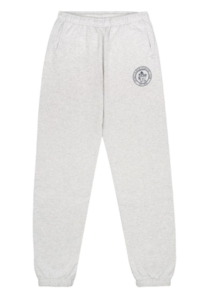 Sporty & Rich lion crest-print track pants - Grey