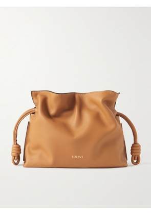 Loewe - Flamenco Mini Leather Clutch - Brown - One size