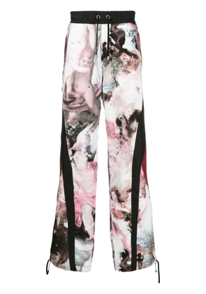 Balmain Pastel-print track pants - Black