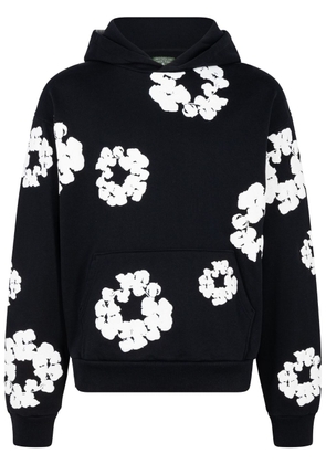 Denim Tears printed 'Cotton Wreath' hoodie - Black