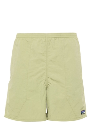 Patagonia logo-appliqué swim shorts - Green