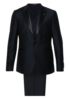 Tagliatore single-breasted wool suit - Blue